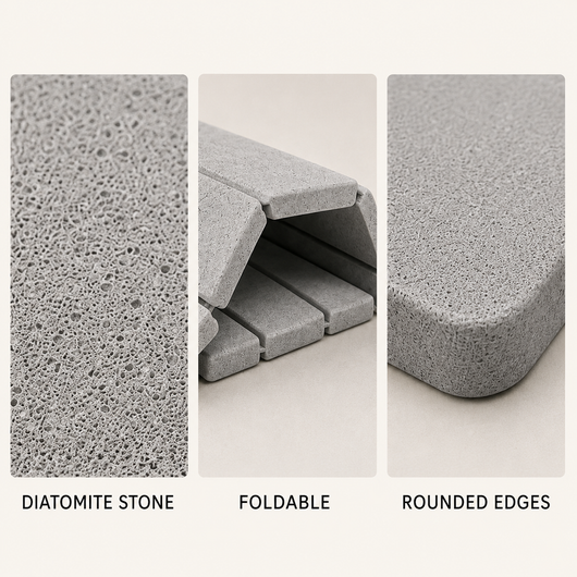 Foldy Instant-Dry Stone Mat
